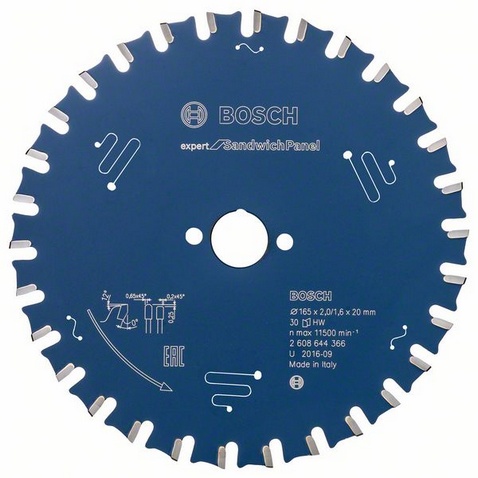 165 x 2,0/1,6 x 20 mm, 30 HW