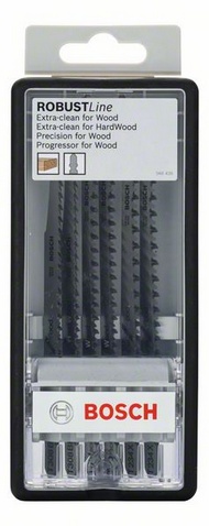 obsah sady: T 308 B Extra-Clean for Wood / T 308 BF Extra-Clean for Hard Wood / T 301 BCP Precision for Wood / T 234 X Progressor for Wood