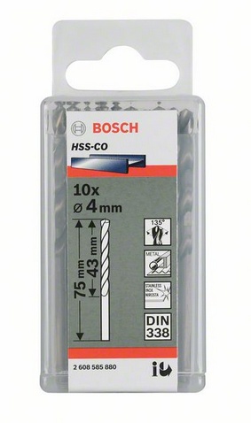 Průměr (D) 2,8 mm, Pracovní délka (L1) 33 mm, Celková délka (L2) 61 mm