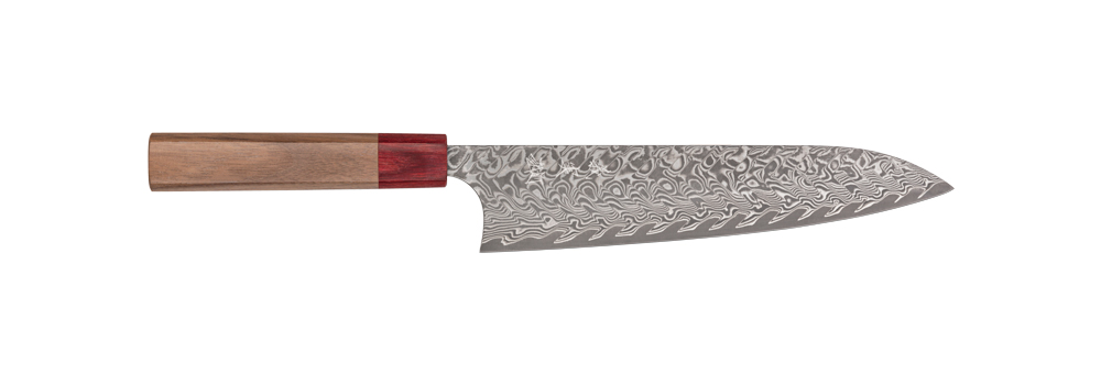délka čepele 210 mm, tloušťka čepele 1,6 mm, celková délka 350 mm, hmotnost 120 g