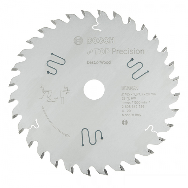 165 x 1,8/1,3 x 20 mm, 32 HW