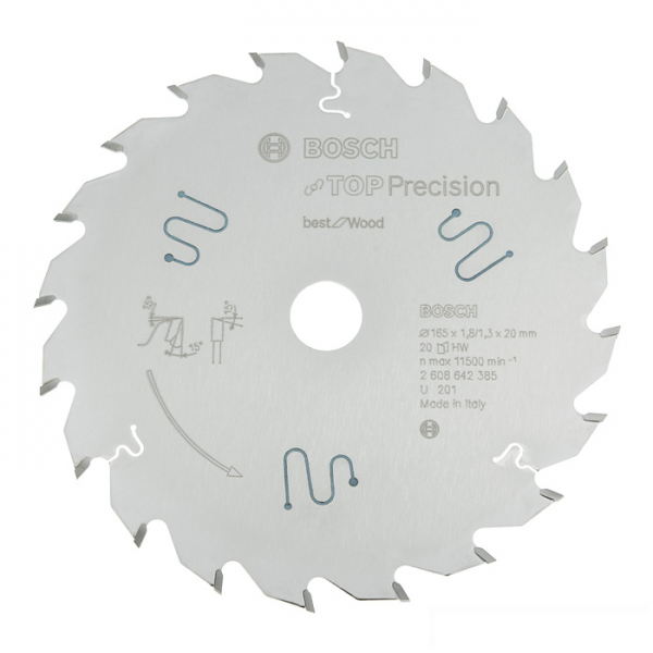 165 x 1,8/1,3 x 20 mm, 20 HW
