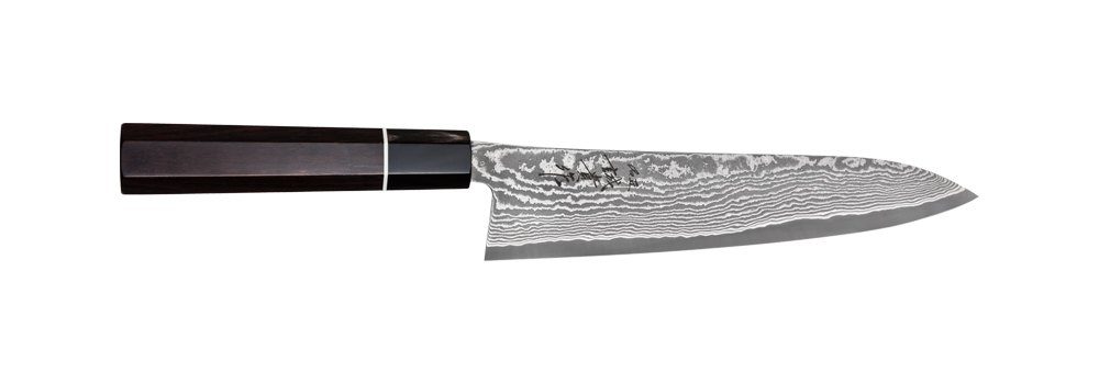 délka čepele 210 mm, tloušťka čepele 2,1 mm, celková délka 355 mm, hmotnost 180 g