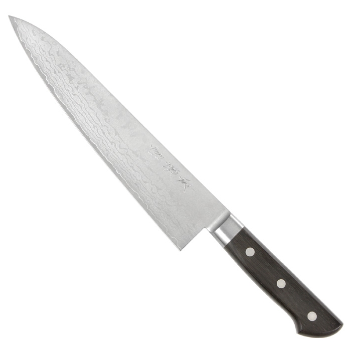 tloušťka čepele 2,2 mm, celková délka 370 mm, délka čepele 240 mm, hmotnost 260 g 