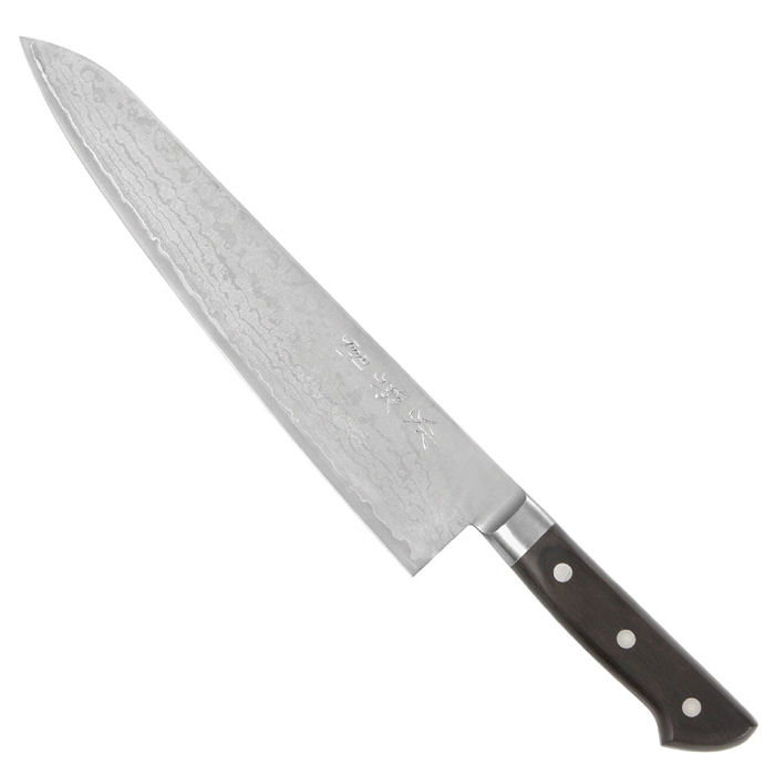 tloušťka čepele 2,2 mm, celková délka 395 mm, délka čepele 270 mm, hmotnost 270 g 