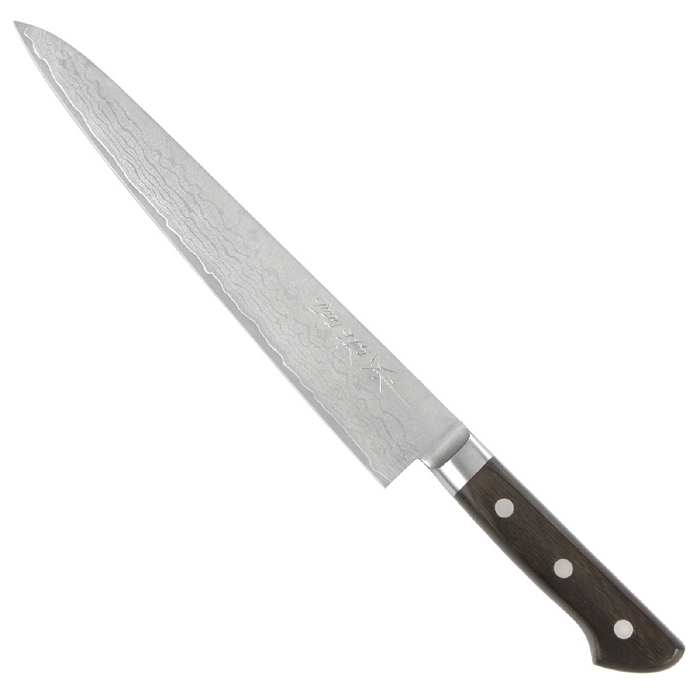 tloušťka čepele 2,2 mm, celková délka 360 mm, délka čepele 240 mm, hmotnost 200 g 