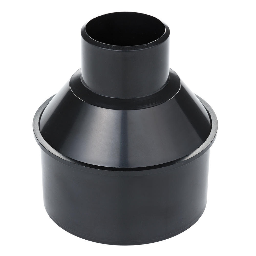 délka 114 mm, průměr odsávací trysky 100 / 50 mm, 1 vnější průměr 100 mm, 2 vnější průměr 50 mm, 1 vnitřní průměr 93 mm, 2 vnitřní průměr 43 mm